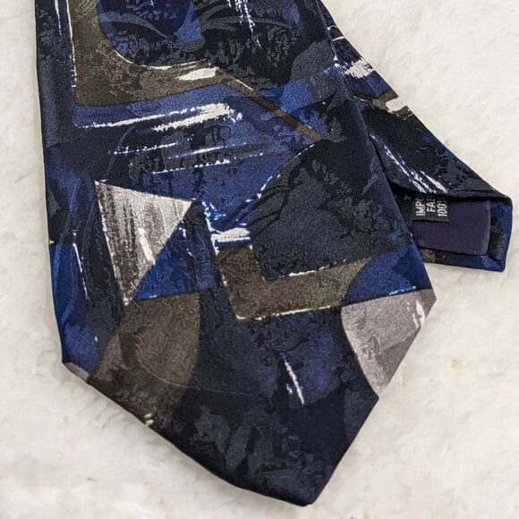 Vintage Men's Abstract Print 100% Silk Tie By K-E-T-C-H - Picture 11 of 11